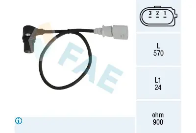 Ordenar Ahora Mismo Generador de impulsos, cigüeñal FAE 79056 FAE 79.056